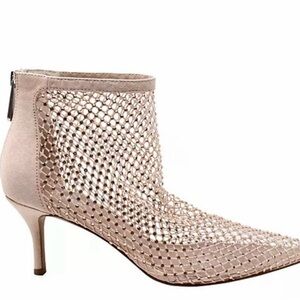 Charles By Charles David White Mesh Heels